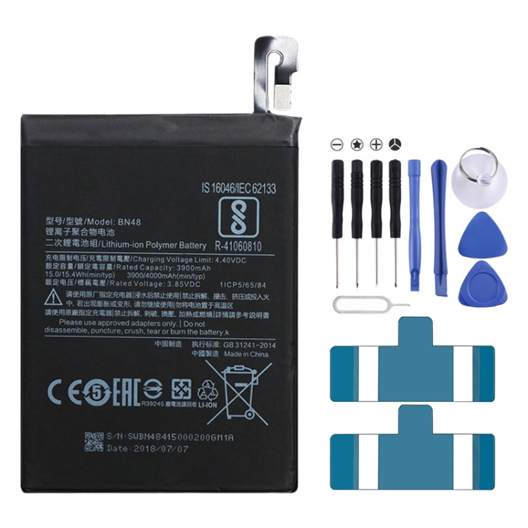 Batteria ai polimeri di litio BN48 3900mAh per Xiaomi Redmi Note 6 Pro, For Xiaomi Redmi Note 6 Pro Batteria ai polimeri di litio BN48 3900mAh per Xiaomi Redmi Note 6 Pro, For Xiaomi Redmi Note 6 Pro
